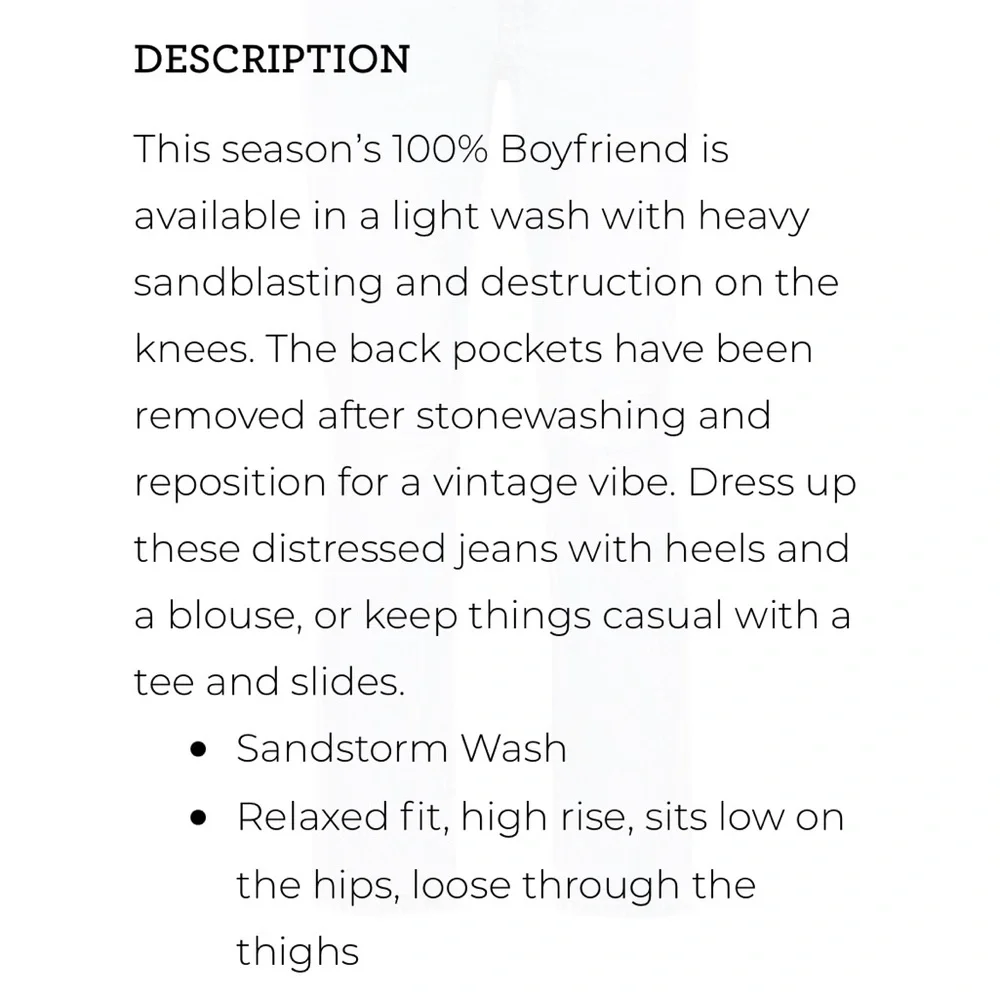 CAbi 100% Boyfriend Jean #6071 - Picture 9 of 10